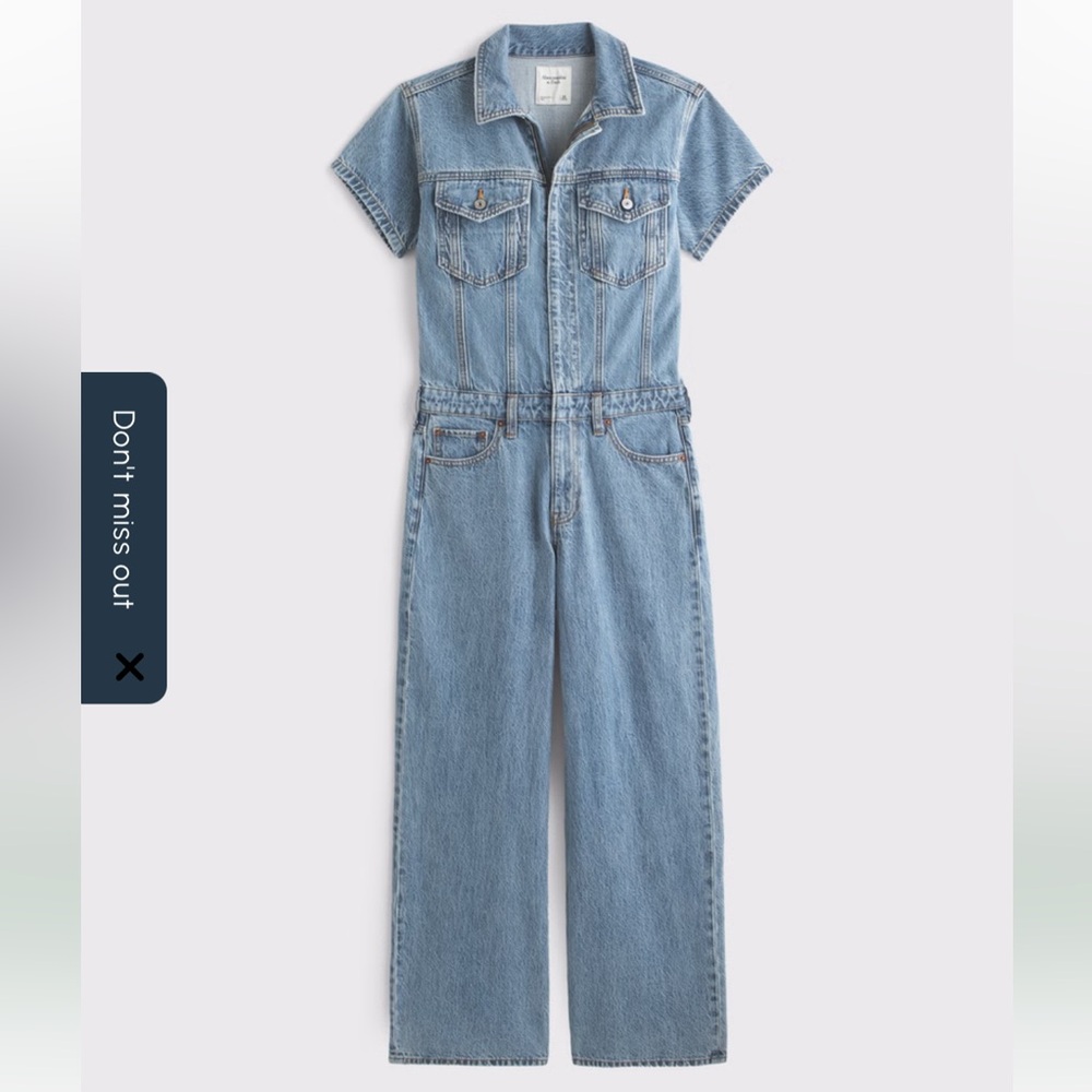 90’s Relaxed Denim Jumsuit